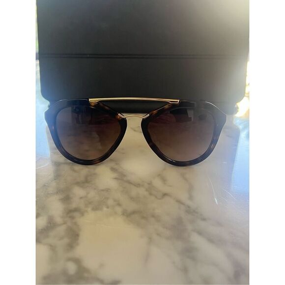 Prada SPR 12Q (Tortoise) Sunglasses 2AU-6S1 - Picture 1 of 5